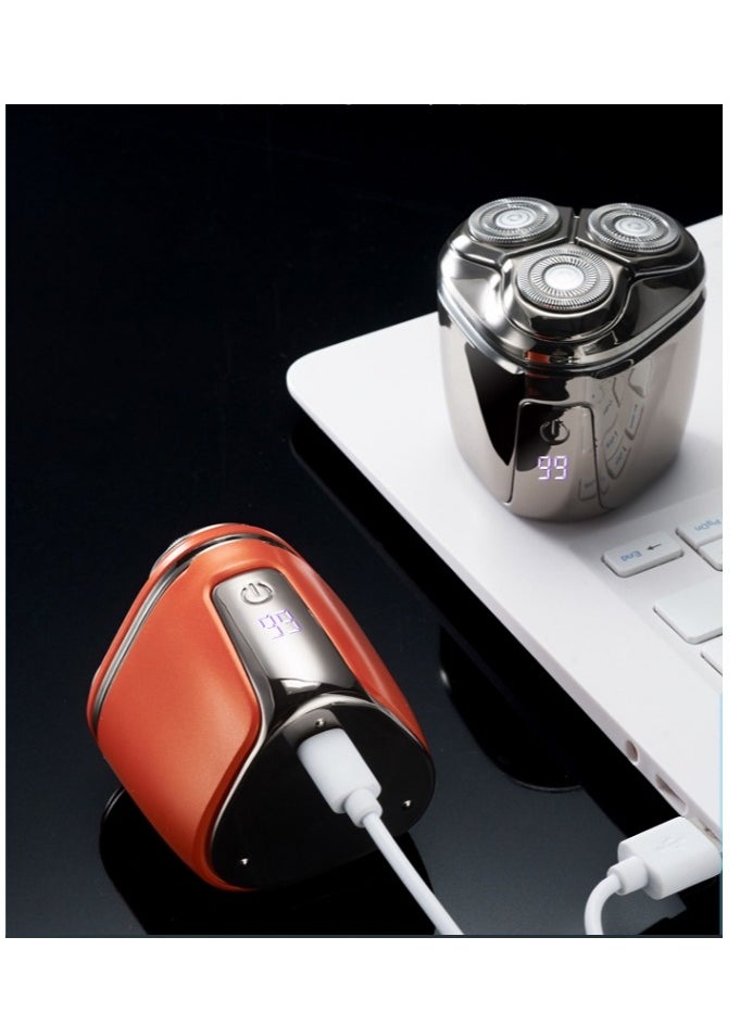 KUYING Mini shaver new electric men's shaver rechargeable intelligent shaver as a gift for boyfriend  - Image 4