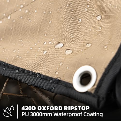 SAMOUT Awning Wall 6.6FT x 8.5FT Multi-Side Universal Awning Extension Waterproof Ripstop UV-Resistant for Windbreak & Sun Shade - Image 3
