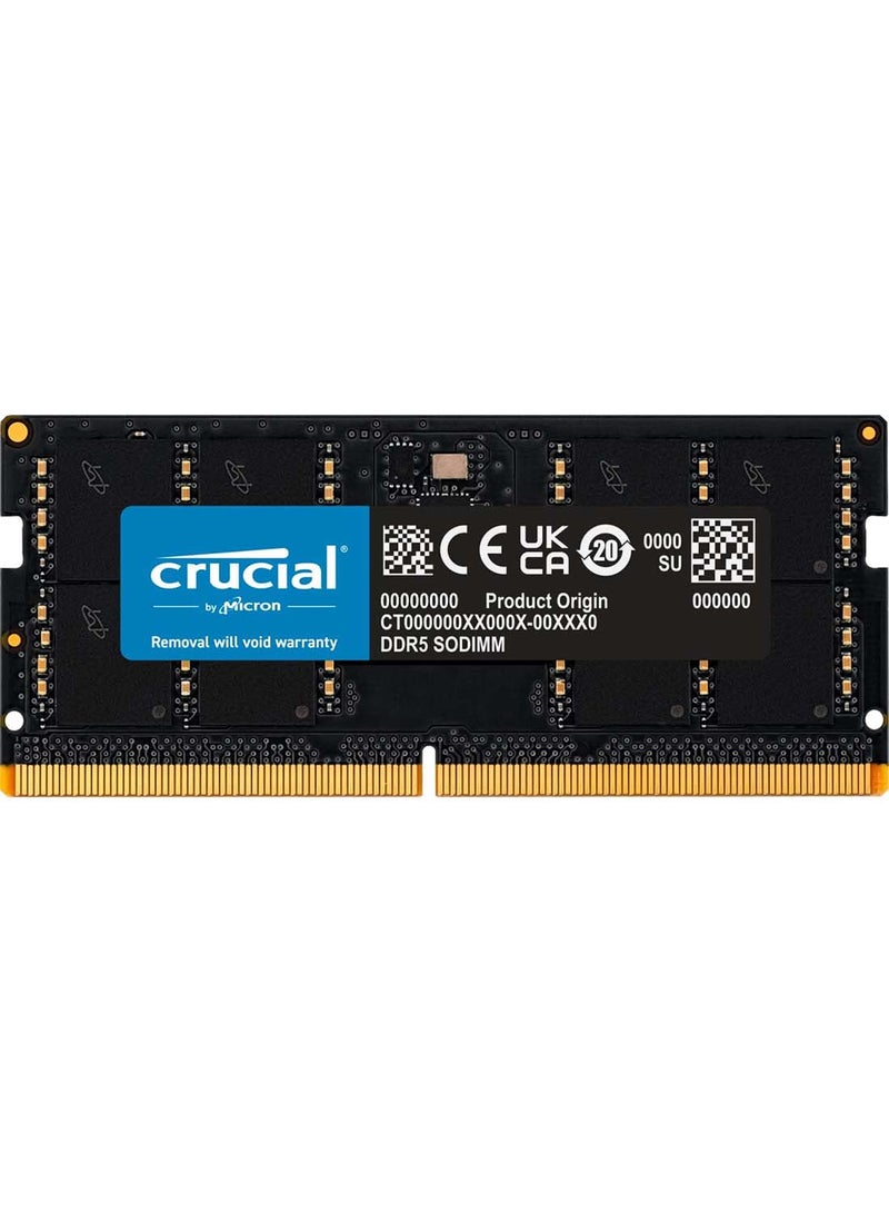 كروشيال ذاكرة الوصول العشوائي 32 جيجابايت DDR5 5600 ميجا هرتز (أو 5200 ميجا هرتز أو 4800 ميجا هرتز) ذاكرة الكمبيوتر المحمول CT32G56C46S5 - Image 1