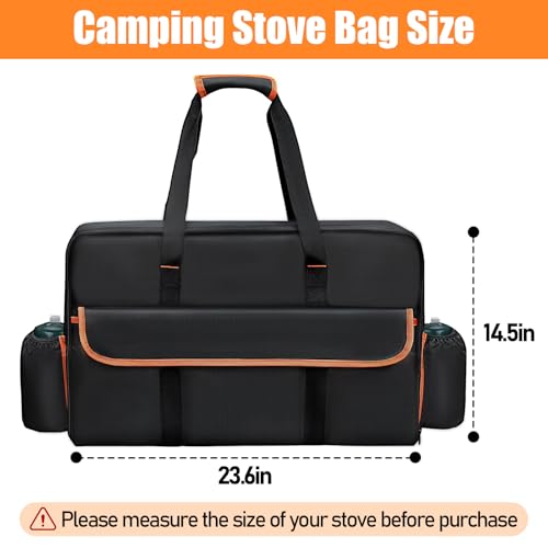 Amerbro Stove Carrying Case Compatible with Coleman, Stove Carry Bag Compatible with Coleman Gas Camping 2 Burner Stove, Triton Stove, for Camp Chef Everest 2 Burner Stove Camp Stove - Image 2