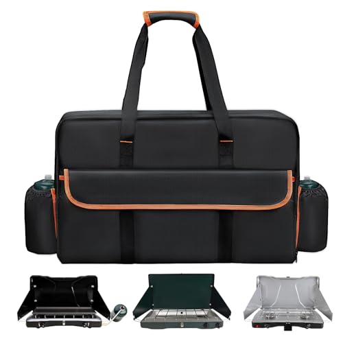 Amerbro Stove Carrying Case Compatible with Coleman, Stove Carry Bag Compatible with Coleman Gas Camping 2 Burner Stove, Triton Stove, for Camp Chef Everest 2 Burner Stove Camp Stove - Image 1