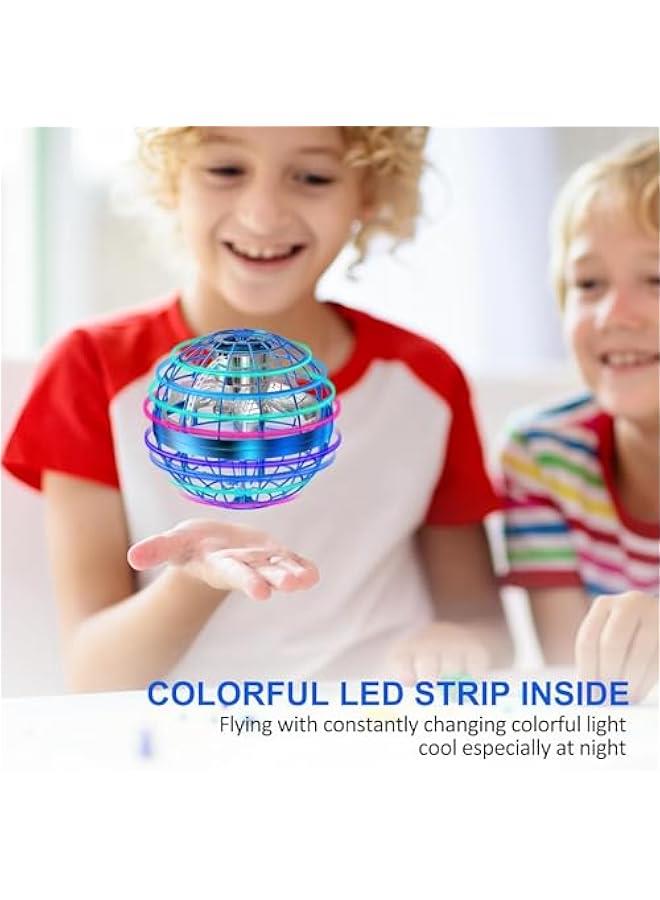 2024 Flying Orb Ball Toy,Cosmic Globe Boomerang Hover Ball Galactic Fidget Spinner, Hand Drone Orbit, Cool Toys Gift for 6 7 8 9 10+ Year Old Boys Girls Teens Outdoor Toys(Blue) - Image 4