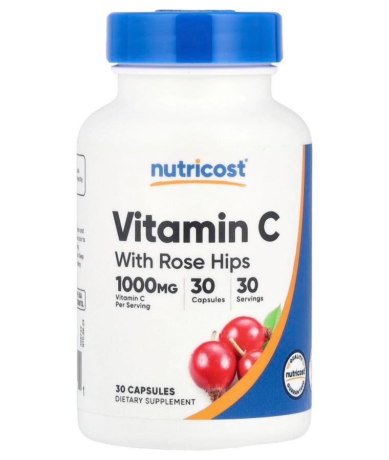 Vitamin C With Rose Hips 30 Capsules
