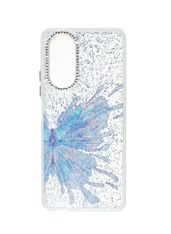 جراب خلفي بلاستيك لامع لهاتف أوبو A58 متعدد الألوان - Image 1