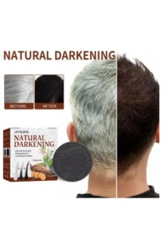 Jaysuing Jaysuing 1Pc Shampoo Soap Natural Darkening Grey Hair Recoloring Damage Hair Care  - Image 4