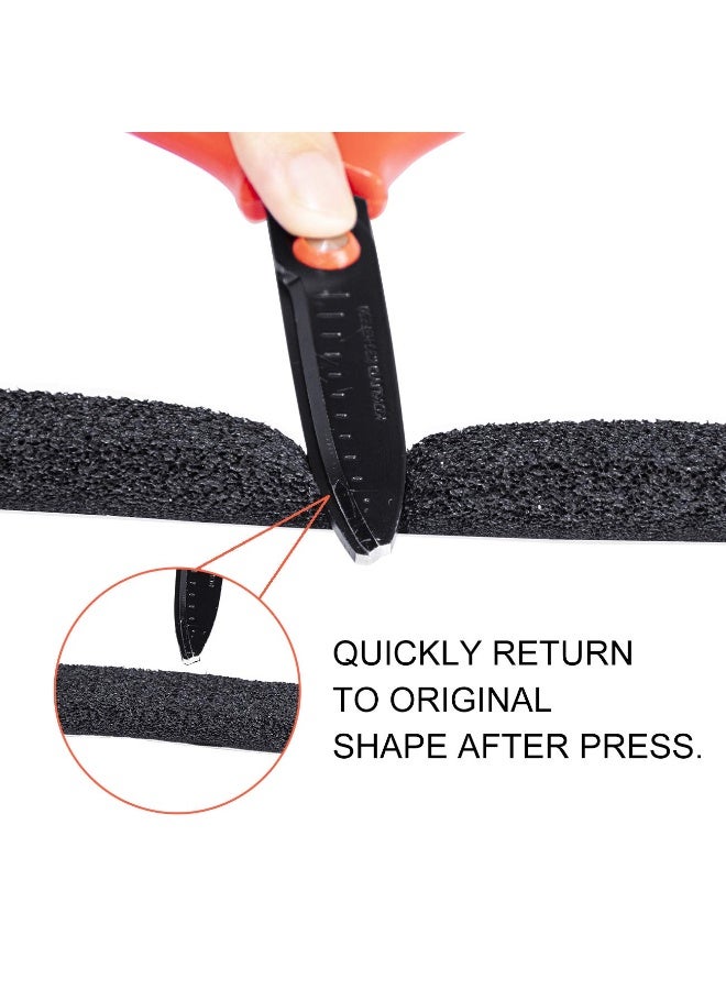 LEFAFA Sound Insulation Strip - Door And Window Sound Insulation Foam Strip, Self Adhesive Anti Collision And Shock Absorption Sealing Strip, 0.34 Inch*0.38 Inch, 10 Meters In Total Length. - Image 3