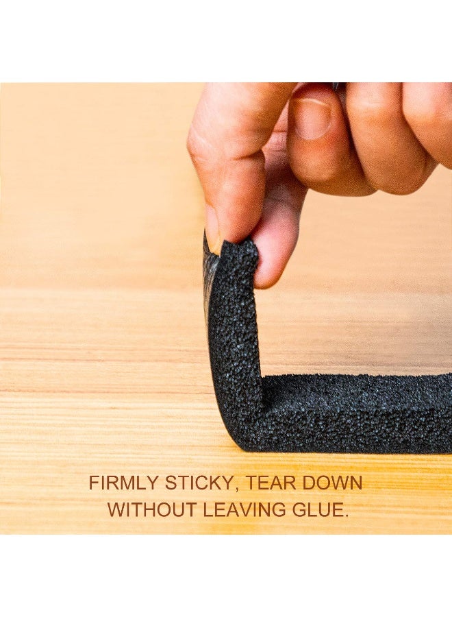 LEFAFA Sound Insulation Strip - Door And Window Sound Insulation Foam Strip, Self Adhesive Anti Collision And Shock Absorption Sealing Strip, 0.34 Inch*0.38 Inch, 10 Meters In Total Length. - Image 5