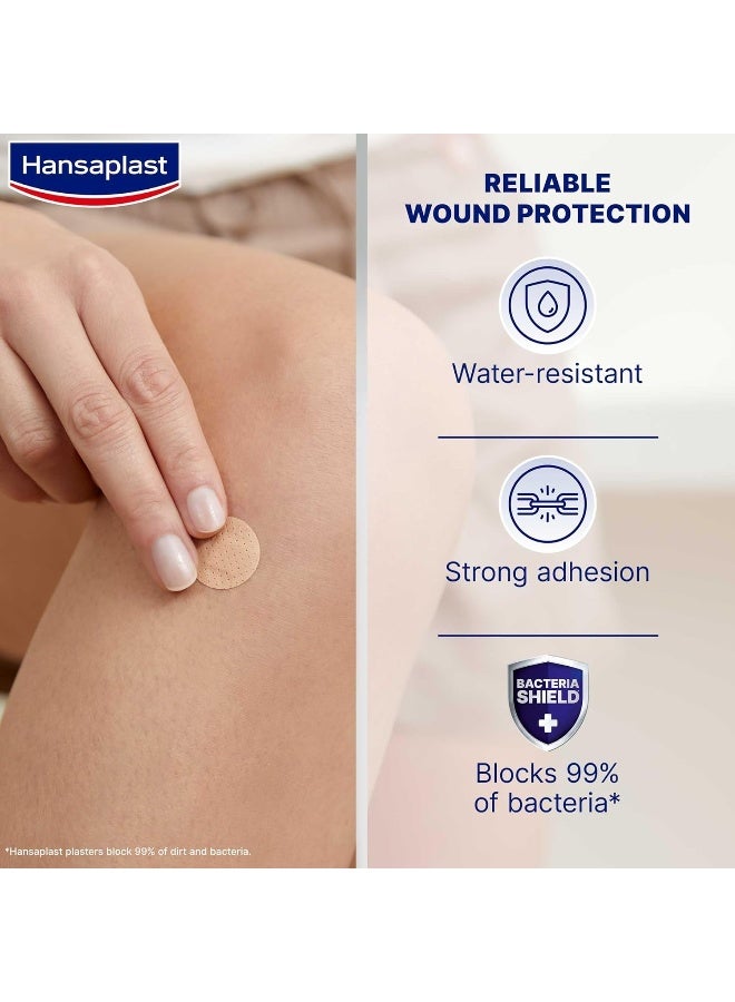Hansaplast Hansaplast Universal Spot Plasters, Water-Resistant & Strong Adhesion, 50 Strips  - Image 2