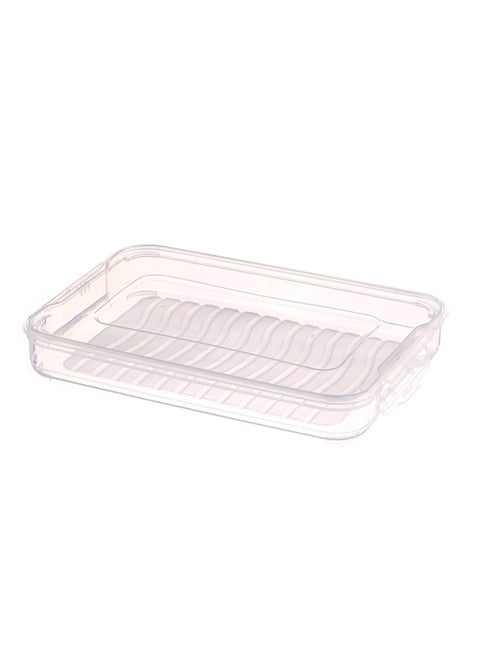 Dumpling Box Frozen Dumplings Quick-frozen Household Dumpling Tray Refrigerator Frozen Wonton Box Multi-layer Fresh Storage Box-Specifications:Transparent-Color:Transparent Bottom