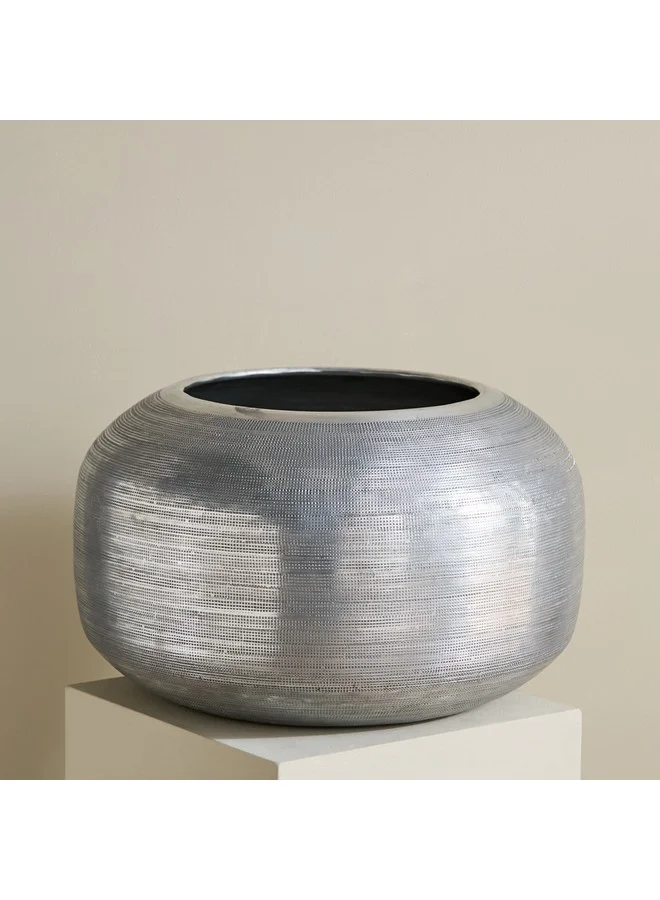 Home Box Nydril Etching Design Artistic Aluminium Planter 40 x 40 x 25.5 cm
