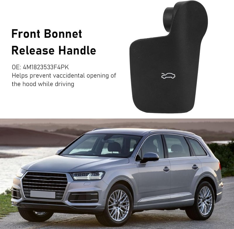 Front Bonnet Release Handle with Premium ABS Material Strong and OE 4M1823533F4PK for 2017 2019 Made according to Car Prototype - Image 2