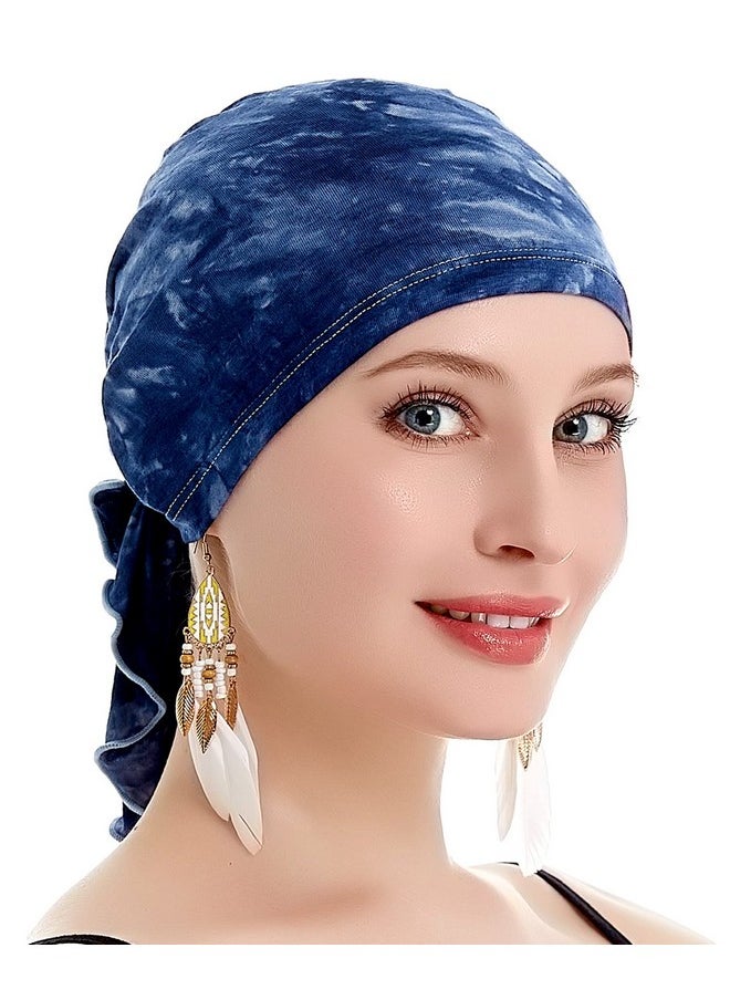 Pretied Chemo Head Scarves For Women Hair Loss Cancer Slip On Headwear Headscarf Coverings Turbans Wraps Caps Denim - pzsku/Z33D66E8FDEEB01A62C42Z/45/_/1718267860/d125ab2b-73f8-44d3-a0c1-ac89c96f20d1