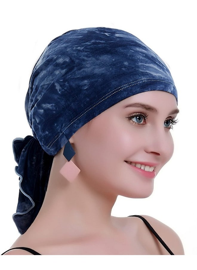 Pretied Chemo Head Scarves For Women Hair Loss Cancer Slip On Headwear Headscarf Coverings Turbans Wraps Caps Denim - pzsku/Z33D66E8FDEEB01A62C42Z/45/_/1718267895/dec39e04-bce1-4030-9d7c-536080c66606