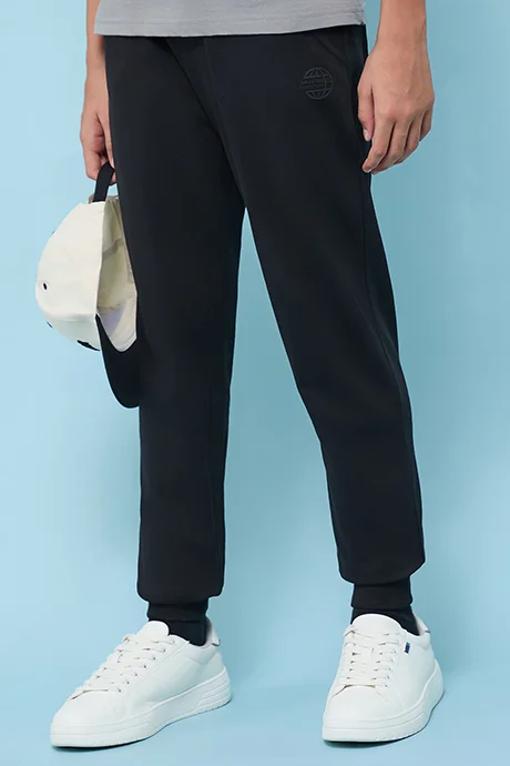 أر أند بي Solid Joggers with Drawstring Waist