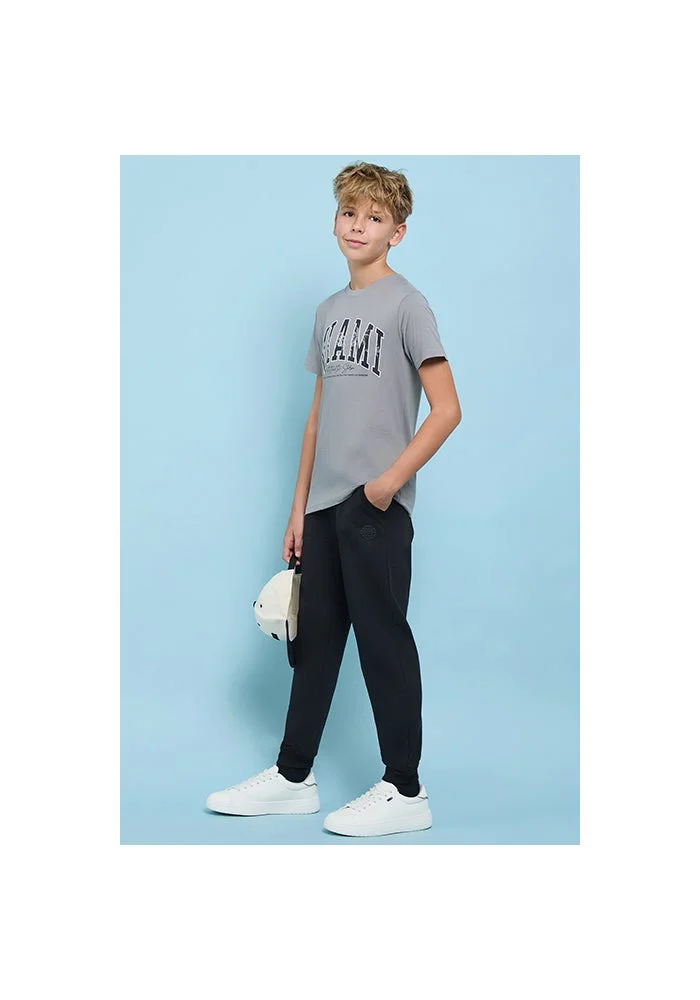 R&b Solid Joggers with Drawstring Waist