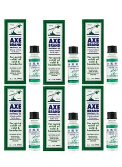 AXE BRAND Universal Cold & Headache Relief Oil, 6 x 3ml  - Image 1