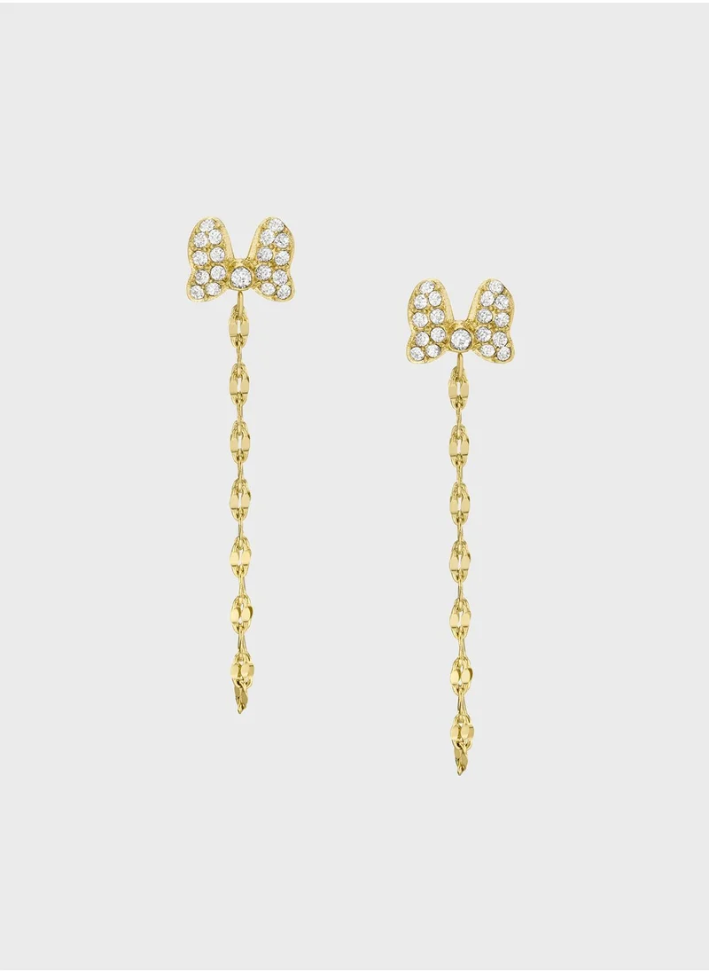 MICKEY MOUSE Stainless Steel Drop Earrings