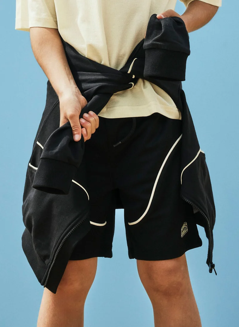 NAME IT Kids Graphic Drawstring Shorts