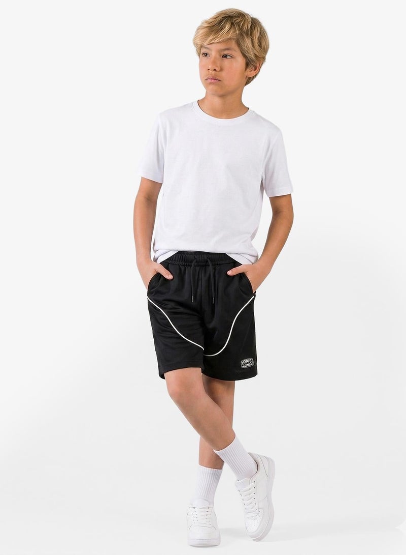 NAME IT Kids Graphic Drawstring Shorts - Image 1