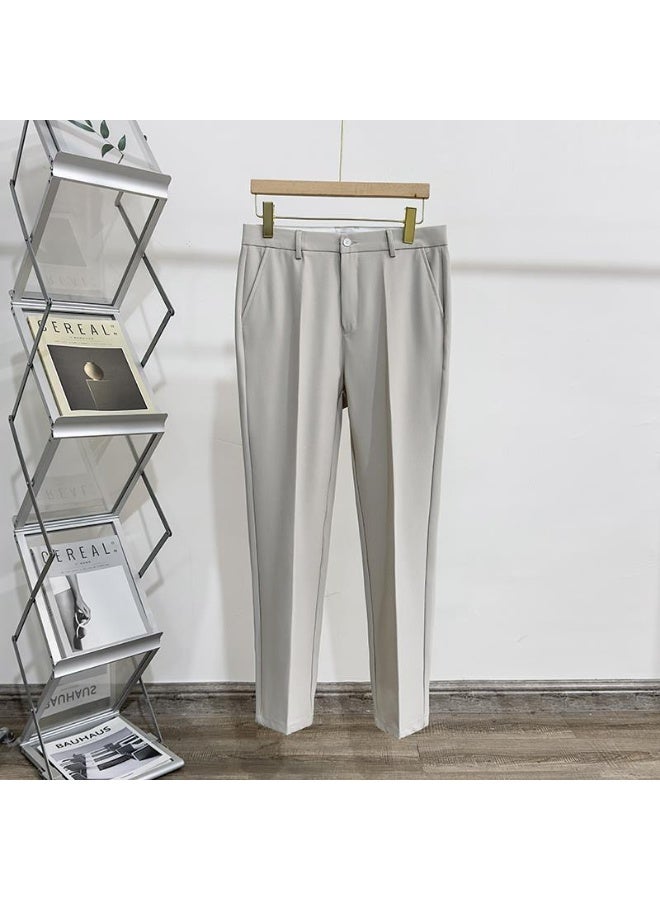 Shougu Men's Fashionable Casual Business Suit Pants 
