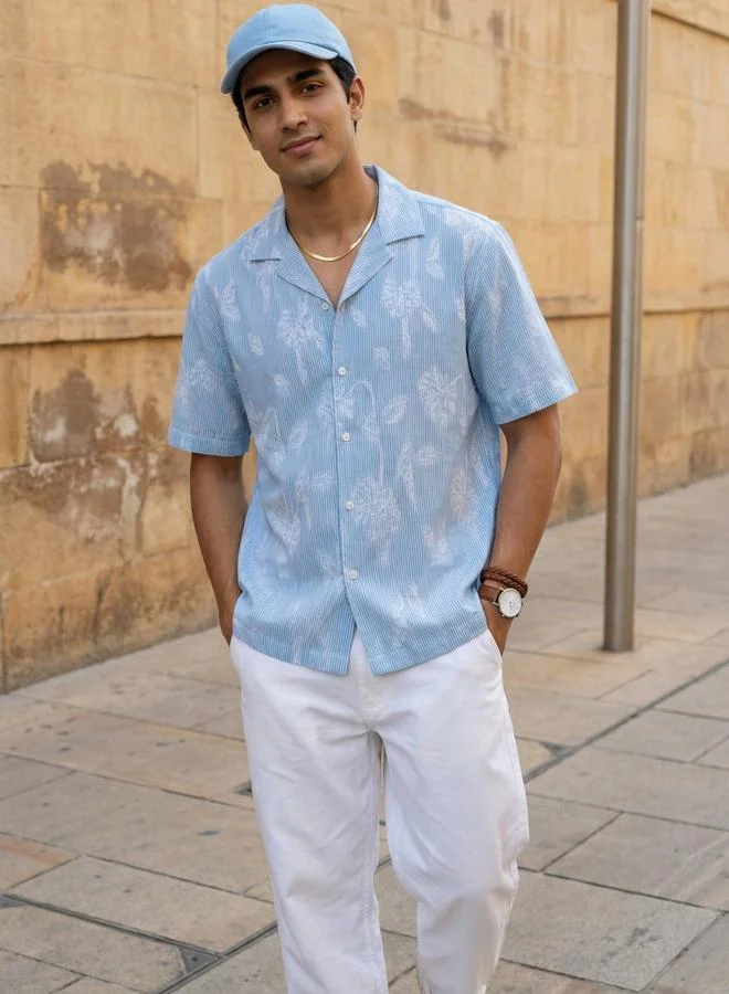 ترولوم Men Comfort Floral Printed Casual Shirt