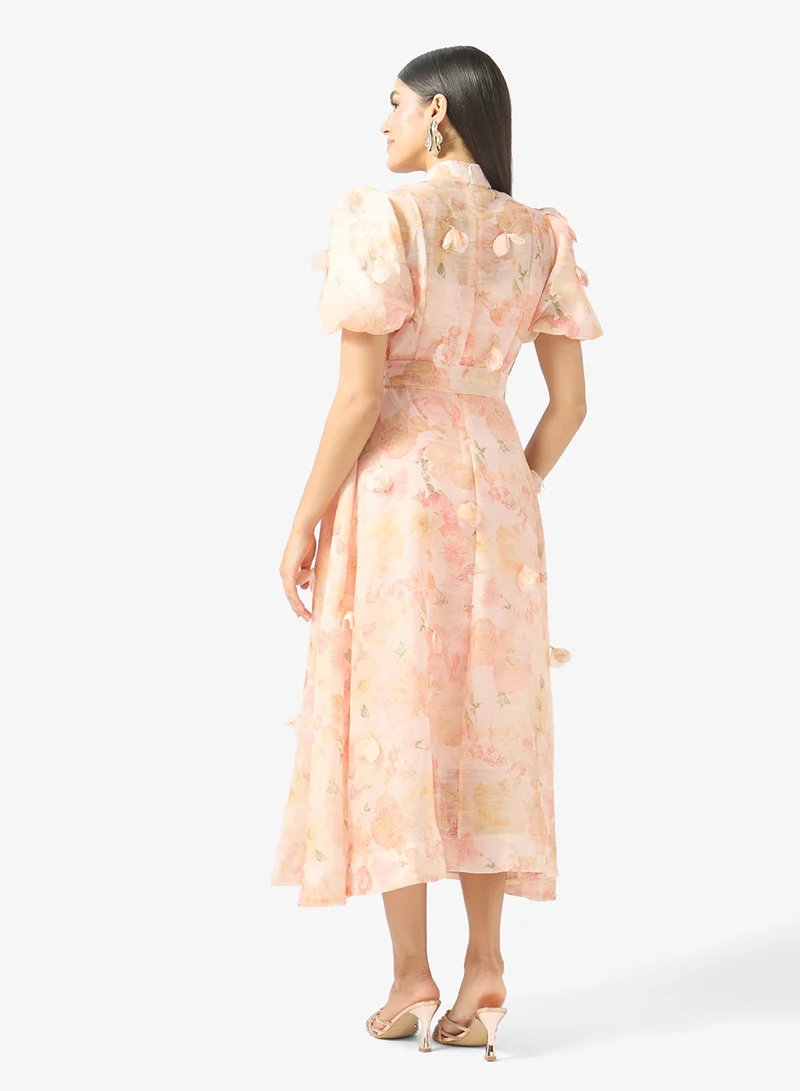 Khizana Floral Print Dress