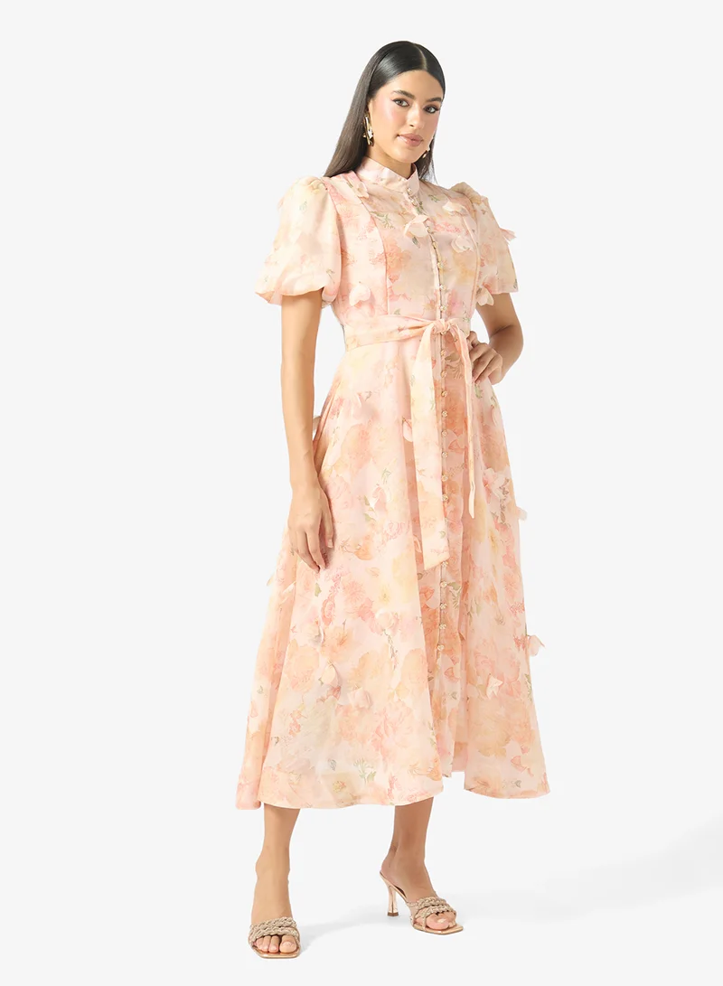 Khizana Floral Print Dress