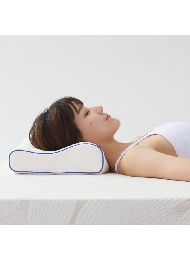 Mlily Memory Foam Pillow, Neck Slow Rebound Cervical Pillow, Memory Pillow, Adult Sleeping Pillow, 60*30*10/8cm - Image 1