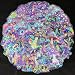 WASHBO 50 Pcs Mushroom Holographic Stickers for Teens Transparent Waterproof PET Stickers for Journal Phone Case Cup Laptop Scrapbook Ins Aesthetic Scrapbook Decorations - Image 2