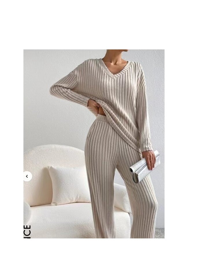 Generic - Womens 2 Piece Outfits Pajamas Sets Summer Lounge Sets Loungewear Sweatsuits with Sweatpants - Image 1