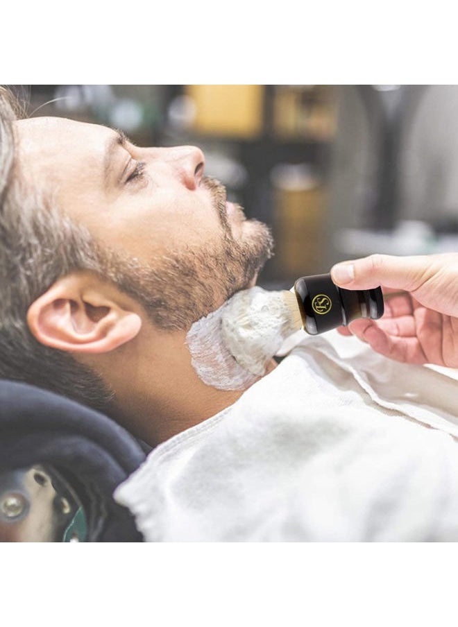 Frank FS shaving - Synthetic Hair Shaving Brush for Men's Personal and Professional Shaving (Dark Horn) - Image 1