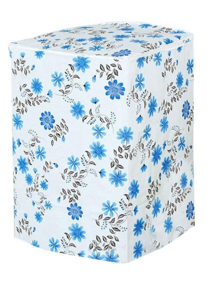 غطاء واقٍ لغسالة ملابس مضاد للأتربة أبيض/ أزرق/ أسود - Image 2