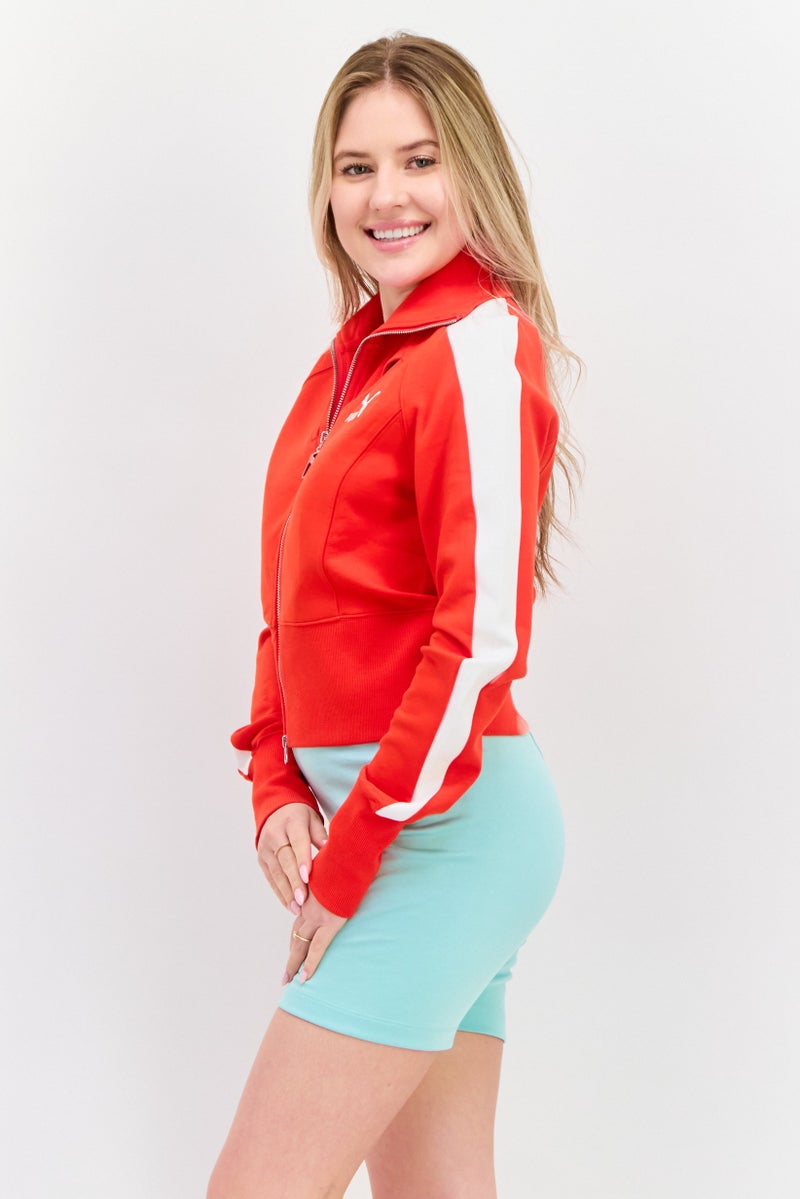 PUMA جاكيت تدريب رياضي للنساء، أحمر - Image 2