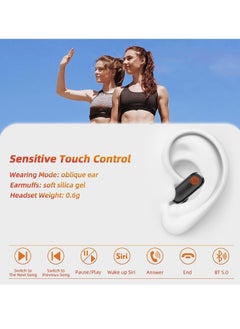 KASTWAVE Smart Watch with Earbuds, 2 in-1 Smart Watch for iPhone Compatible, Blood Pressure Watch Pro for Men, IP X7 Waterproof Fitness Tracker MP3, Voice Recorder, Heart Rate Sleep Monitor, Long Time Standby  - Image 5