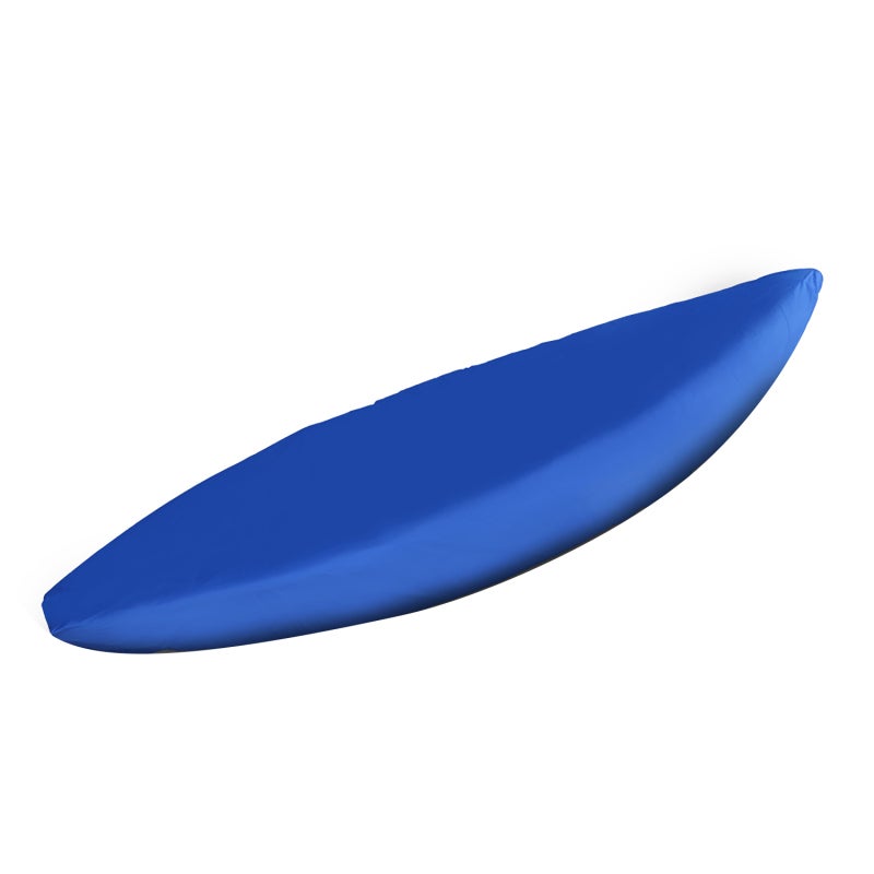 Waterproof Kayak Cover: 6.0m Blue - UV Waterproof Anti-Dust Adjustable Roll Clip Closure Storage Cover for Beach Backyard Kayak Protection - Image 1