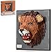 BNG Wall Art Lion Building Blocks Sets1849PCSA Wall Decor Set for Adults Who Love Creative HobbiesGift Toy for Adults - Image 2