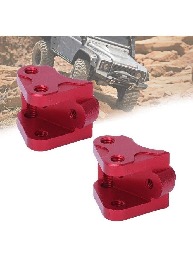 Dilwe - Rc Link Mount Front Rear Lower Shock Linkage Link Mount Compatible With Scx10Ii Axial Rc Car( Red ) - Image 1