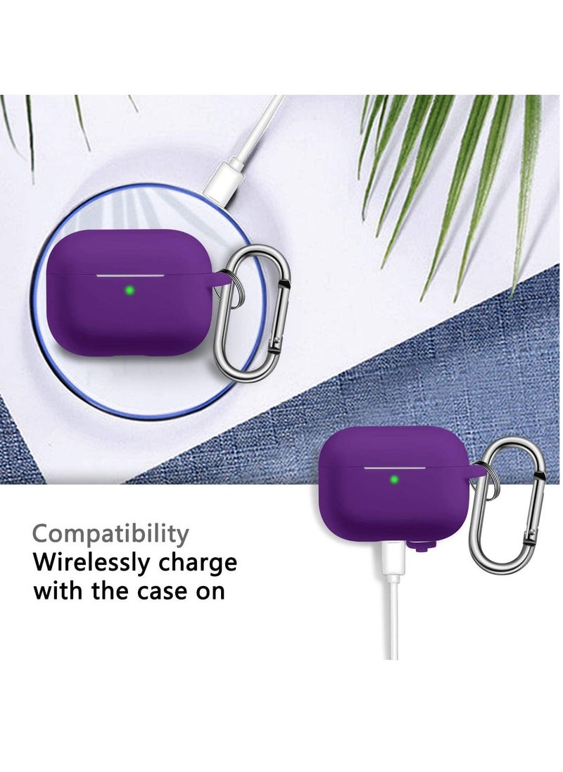 TWEGGON Apple Airpods Pro 2 Case Silicone Case for Apple Airpods Pro 2 Purple  - Image 5