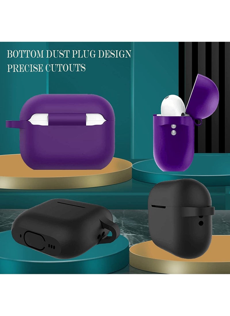 TWEGGON Apple Airpods Pro 2 Case Silicone Case for Apple Airpods Pro 2 Purple  - Image 2