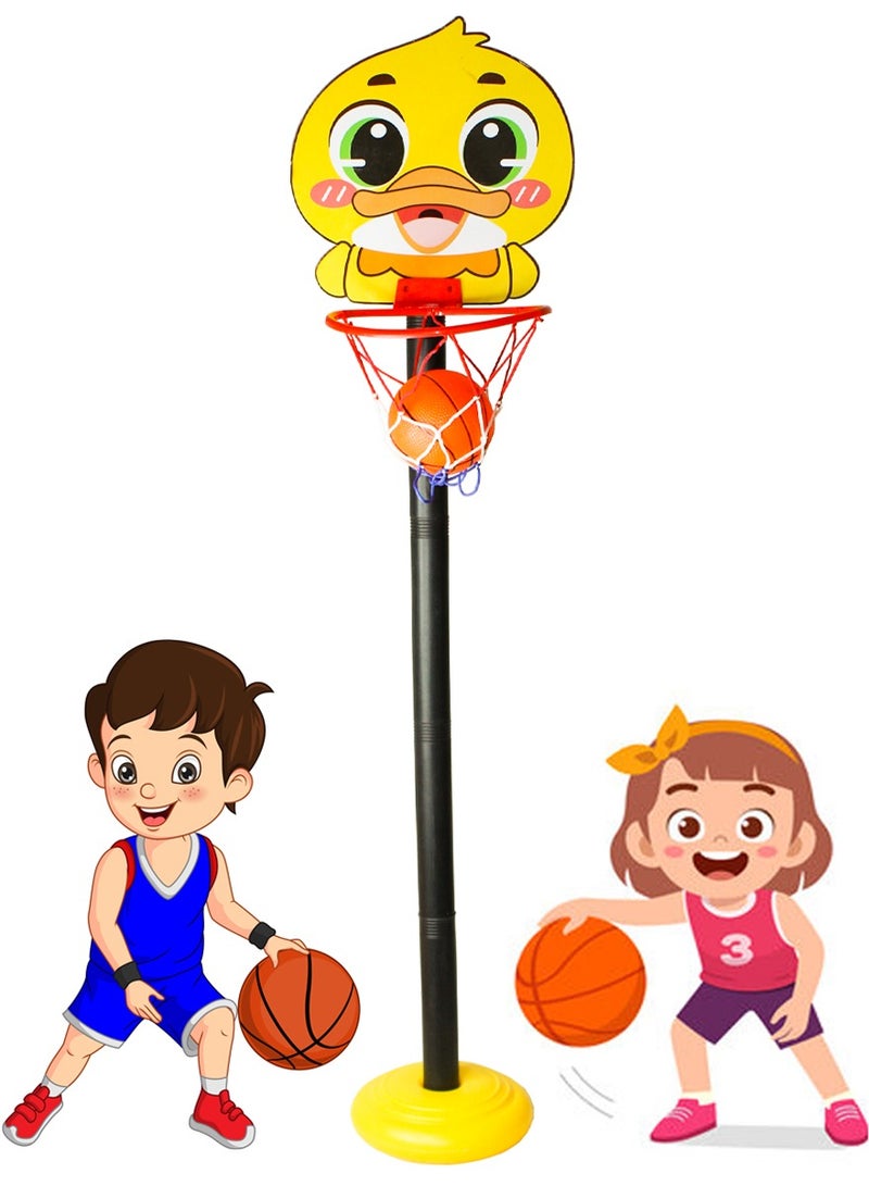 SUPER WINNER Basketball Game Set For Kids, Includes basketball hoop stand with mini ball and air pump, Adjustable Height, For Indoor and Outdoor Play, Sports Toy Perfect for Boys, Girls, Ages 2+ Ideal Gift  - Image 1