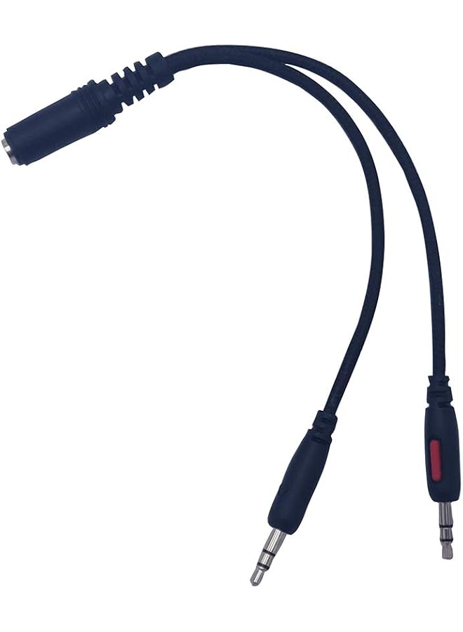 SCIENISH 3.5Mm Jack Cable Gaming Headset Adapter Y Splitter Audio 2 Female To 1 Male With Separate Microphone And Headphone Connector Compatible For Pc Ps4 Gaming Headset Blue - Image 4