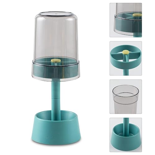 FreshDcart Bathroom Brush Holder| FDCA619 2-in-1 Toothbrush Stand & Toothpaste Organizer | Plastic Brush Holder with 3 Compartments & Cover | Multicolor | Pack of 1 - Image 2