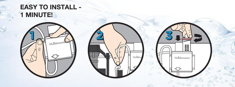 Fluidmaster 8300 Flush 'n Sparkle Automatic Toilet Bowl Cleaning System with Bleach Cartridge, 1 Count (Pack of 1) ( Packaging May Vary) - Image 5