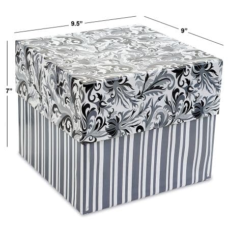 Current Blossom Floral Greeting Card Organizer Box with Dividers - Store 140+ Christmas, Valentine, & Birthday Cards, Recipe Cards, Photo Collections, Postcards, Stationery, 7" x 9" x 9-1/2" - Image 2