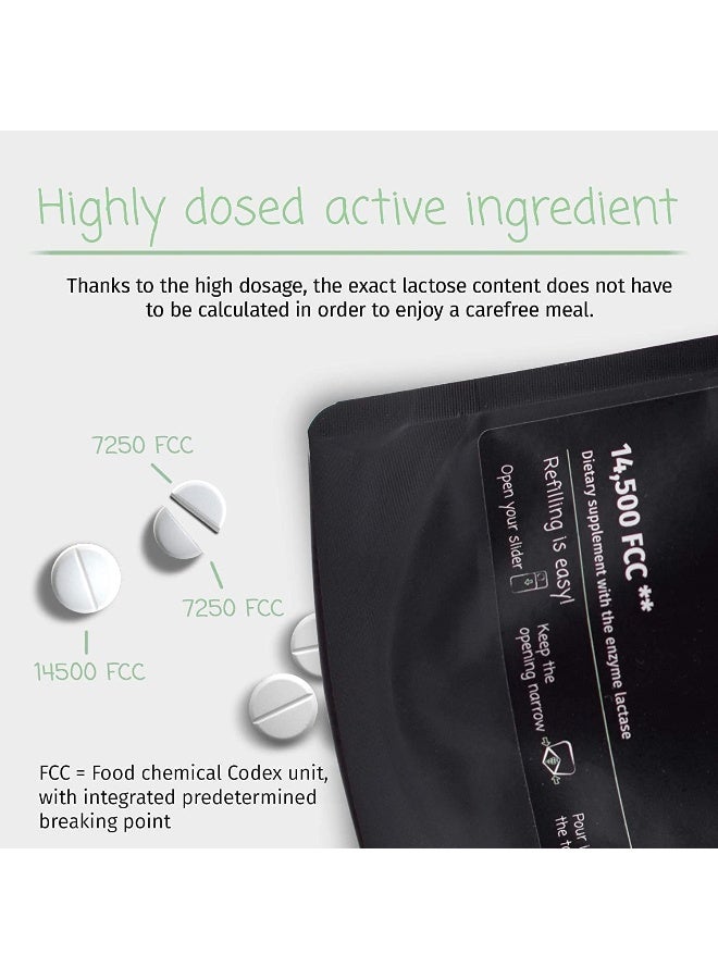 LactoJoy Lactase Pills I 240 Pieces Refill Package I Powerful Lactase Enzymes for Lactose Intolerance I Ultra Pure Lactase for Improved Digestion I 100% Vegan - Image 3