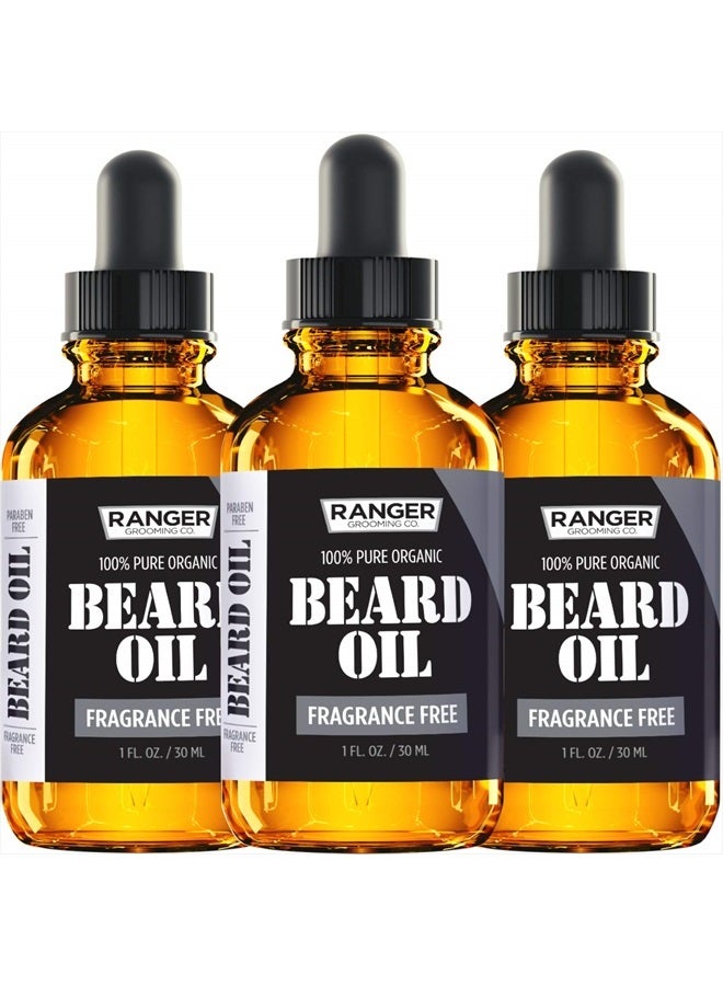 Leven Rose زيت لحية للرجال وملين لحية 100% طبيعي نقي للرجال ذوي اللحى والشارب والبشرة المرطبة 1 أونصة من رينجر جروومينغ كو - Image 3