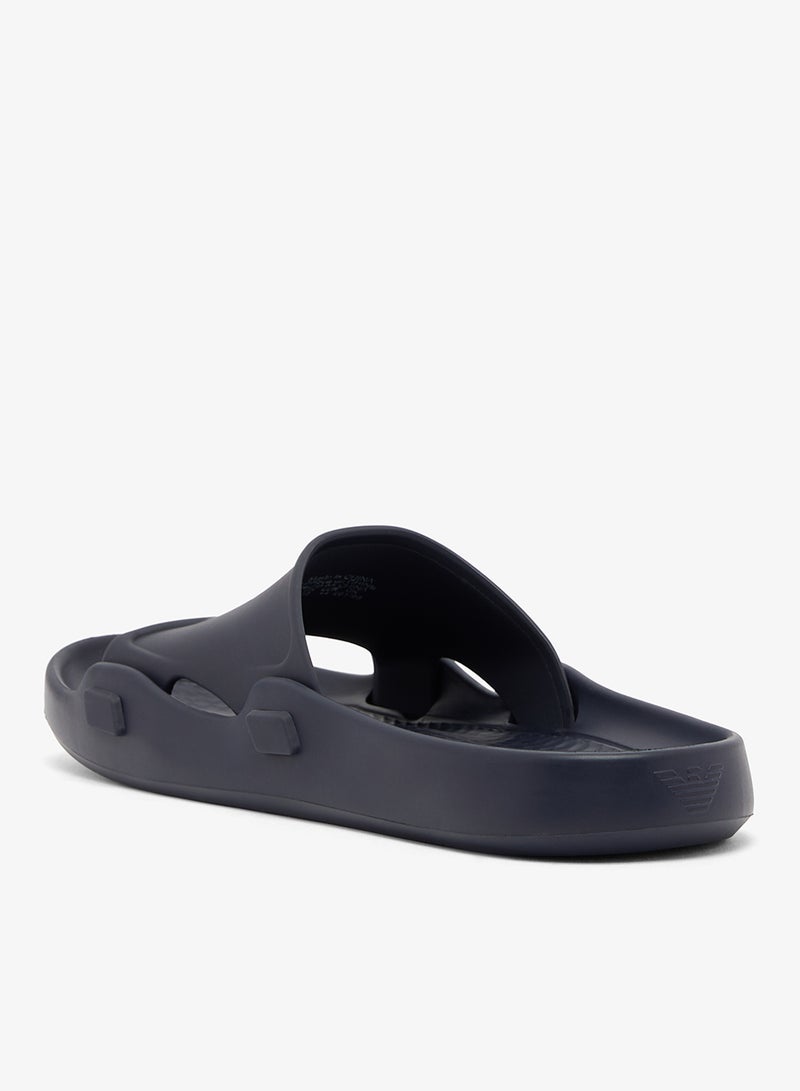 EMPORIO ARMANI Logo Beachwear Slide - Image 2