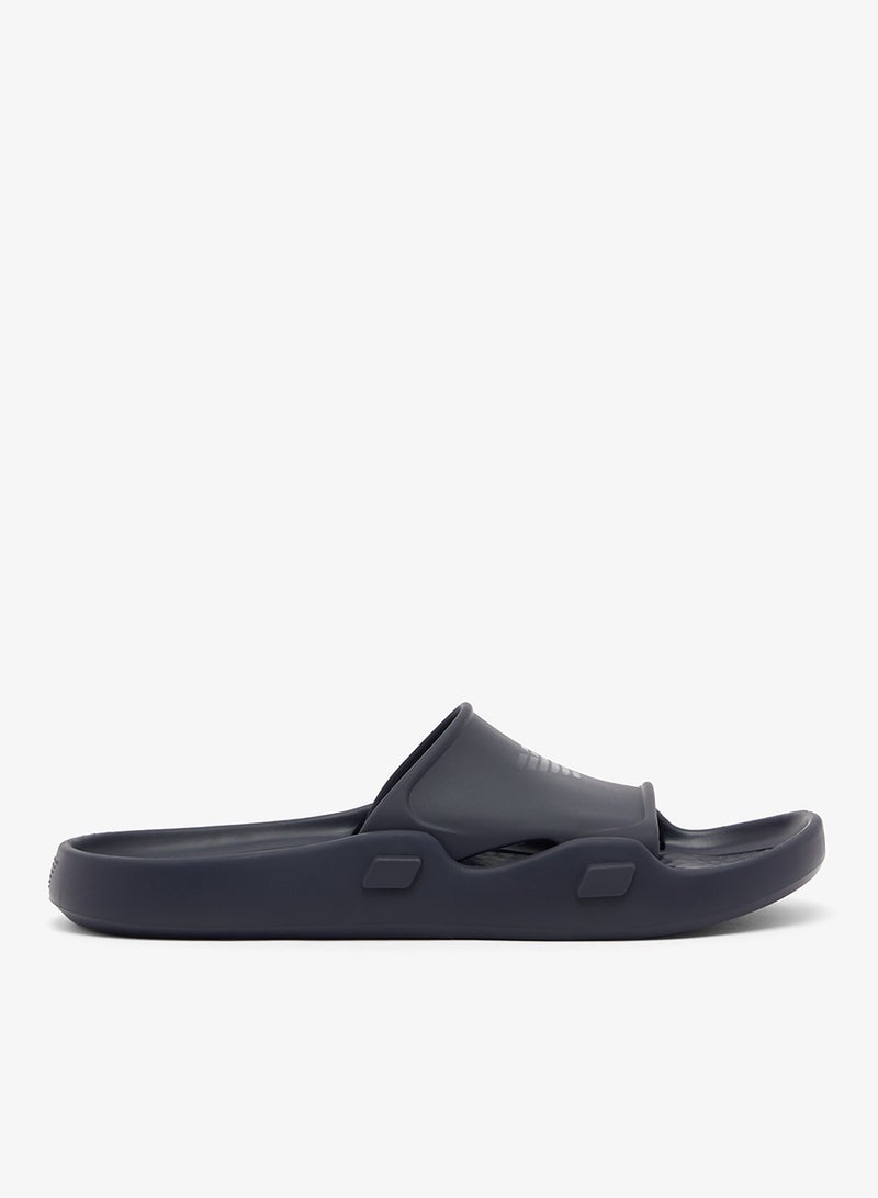 EMPORIO ARMANI Logo Beachwear Slide - Image 1