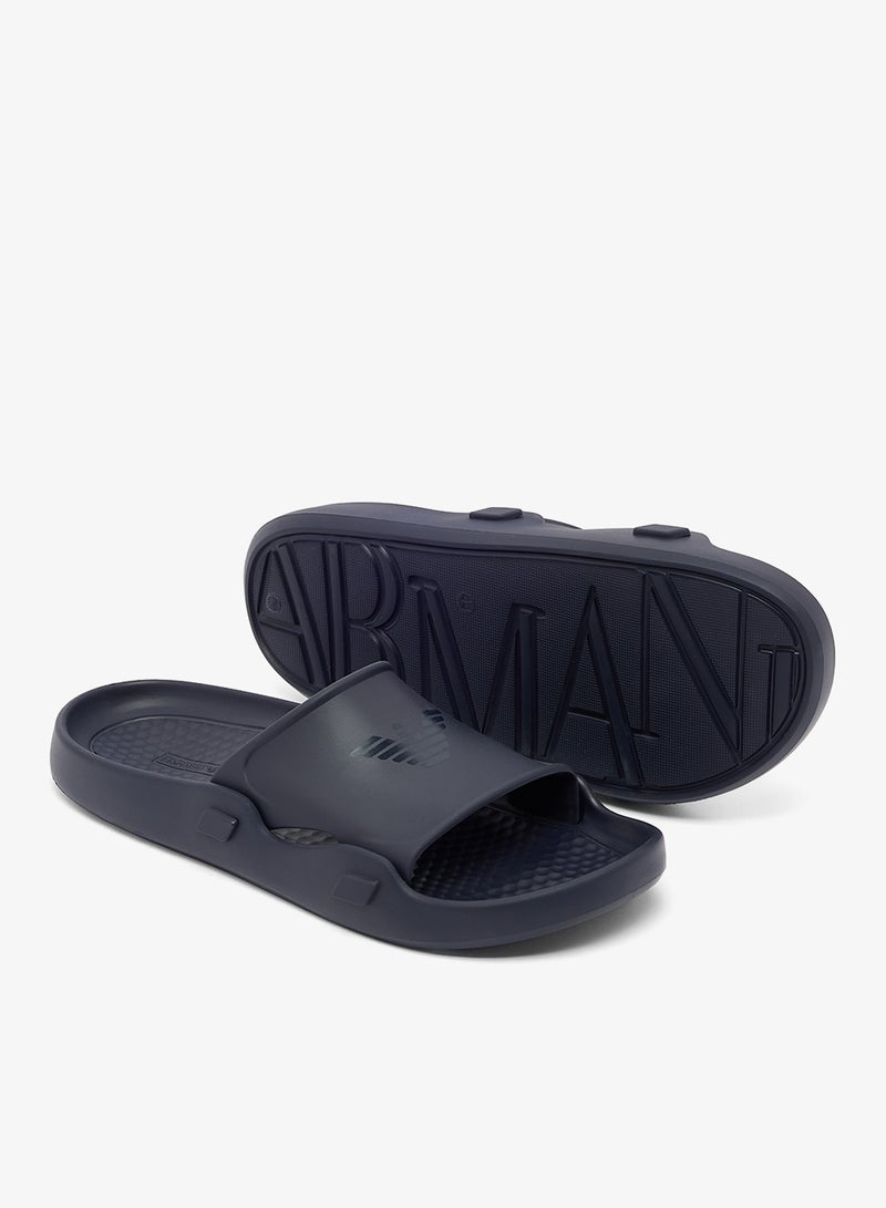 EMPORIO ARMANI Logo Beachwear Slide - Image 3