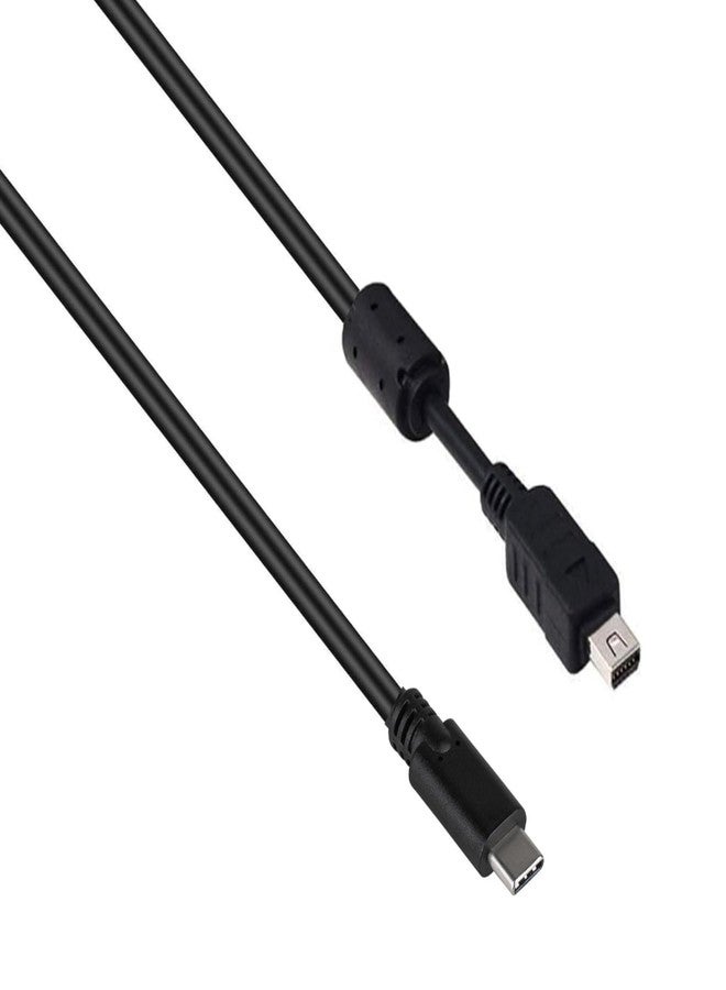 ienza USB C to CB-USB5 CB-USB6 Photo Transfer Charge Cable for Select Olympus Stylus Tough SH TG DSLR Cameras Compatible with PC, iPhone 15, Android, MacBook with USB-C (See Product Details Before Buying) - Image 1